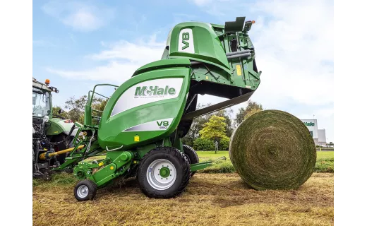 Presse grand diamètre avec système de coupe V8950 2