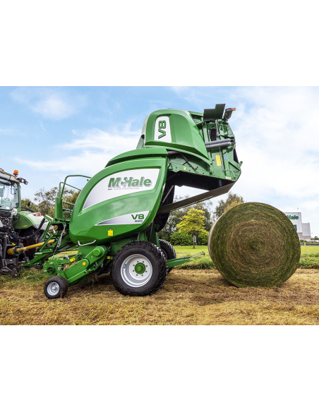 Presse grand diamètre avec système de coupe V8950