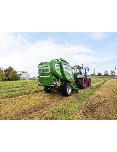 Presse grand diamètre avec système de coupe V8950