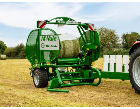 Enrubanneuse à Balles Rondes à Double Extenseur Orbital