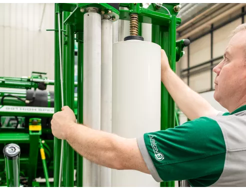 Enrubanneuse à Balles Rondes à Simple Extenseur 991 LB