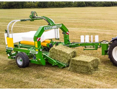 Enrubanneuse à Balles Cubiques Trainée 998