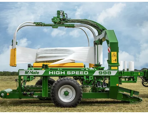 Enrubanneuse à Balles Cubiques Trainée 998 High Speed