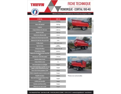 Remorque agricole CORTAL