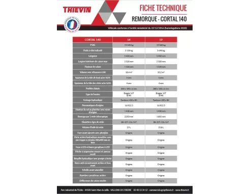 Remorque agricole CORTAL